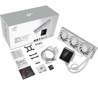 ASUS ROG Strix LC IV 360 ARGB LCD White Edition