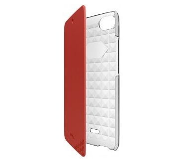 Wiko Rainbow Jam Diamond Folio Case - Coral