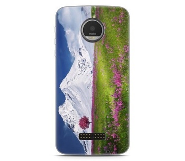 Just in Case Motorola Moto Z Hoesje bloemen en bergen