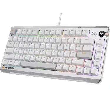 ASUS TUF Gaming K4 Magnetic Keyboard, Wit