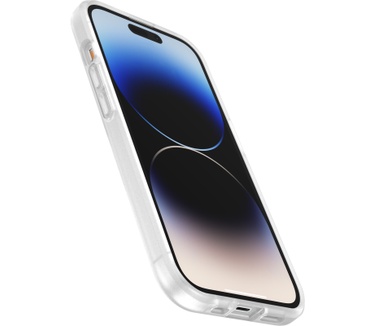 Otterbox OtterBox React-hoesje voor iPhone 14 Pro, schokbestendig, valbestendig, ultradun, beschermende, getest volgens militaire standaard, Antimicrobieel, Clear, Geen retailverpakking