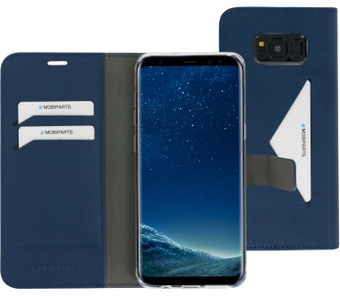 Mobiparts Classic Wallet Case Samsung Galaxy S8 Plus Blue