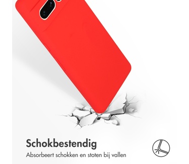 Accezz Liquid Silicone Backcover Google Pixel 7 Pro - Rood