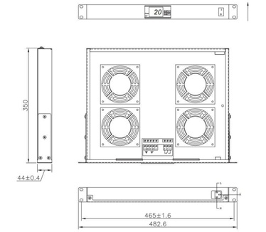 Techly I-CASE FAN-TC4B