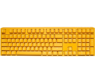 Ducky One 3 Yellow Gaming Tastatur RGB LED - MX-Silent-Red US