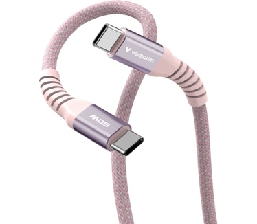 Verbatim Sync & Charge Magnetische Kabel - 60W USB-C naar USB-C 120 cm Roze