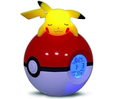 teknofun Pokémon Poké Ball wekkerradio - Pikachu