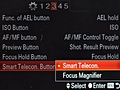 Alpha A77 menuinterface
