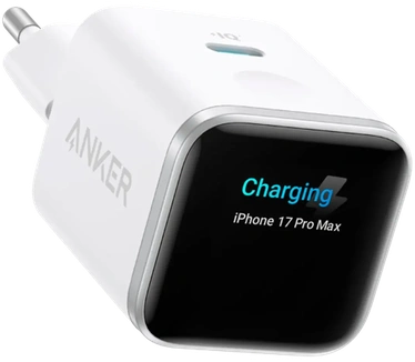 Anker Nano USB-C Snellader 45W met Display Wit