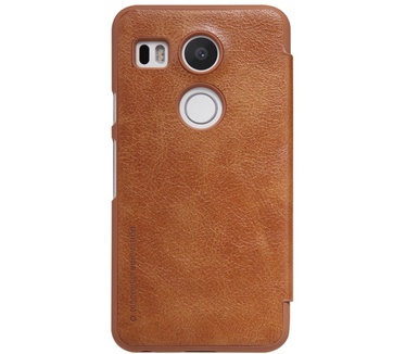 Nillkin Qin Slim PU Leather Book Case LG Google Nexus 5X - Bruin