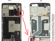OnePlus 5 gedraaid scherm
