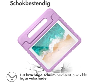 Accezz Kidsproof Backcover met handvat iPad 10.2 (2019 / 2020 / 2021) - Lila