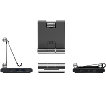 j5create JTS224-N Standaard onder meerdere hoeken: met dockingstation voor iPad Pro®