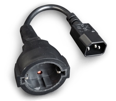 Gembird Power adapter cord (C14 male to Schuko female)