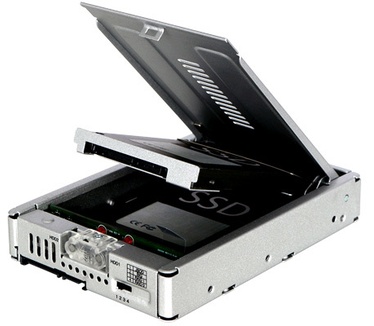 Icy Dock Adapter IcyDock 2x2.5 Inch->3.5 Inch SATAIII SSD&HDD RAID