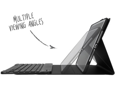 Accezz QWERTY Bluetooth Keyboard Bookcase iPad 10.2 (2019 / 2020 / 2021)