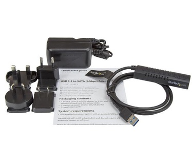 Startech.com USB 3.1 (10 Gbps) adapter kabel voor 2.5" en 3.5" SATA schijven