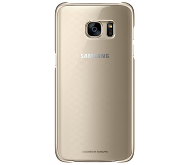 Samsung Galaxy S7 edge Clear Cover  Goud