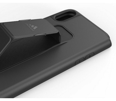 Adidas Folio Grip Book Case - Apple iPhone XR (6.1") - Zwart Zwart