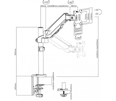 Techly ICA-LCD 515B