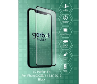 Garbot 9H 3D Screen Protector Black for Apple Iphone X/XS/11 5.8"
