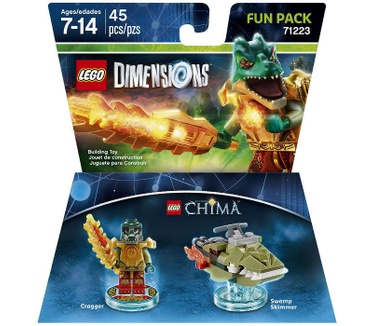 Dimensions Chima Cragger Fun Pack, PlayStation 3, PlayStation 4, Wii U, Xbox 360, Xbox One
