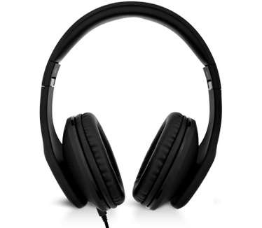V7 Over-Ear Headphones with Microphone - Black