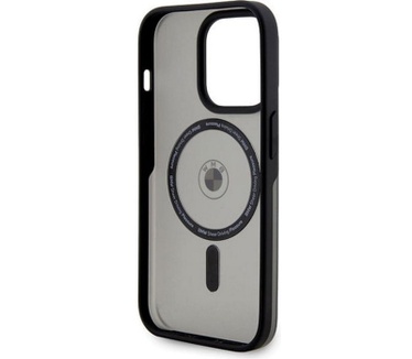 BMW IML Signature Back Case Apple iPhone 14 Pro Max (6.7") Zwart Zwart
