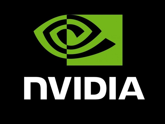 Nvidia logo 2d groot