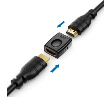 Techly HDMI F/F Adapter IADAP HDMI-F/F Zwart