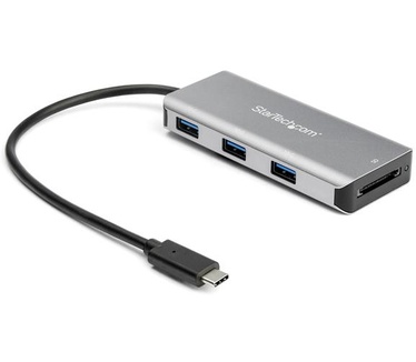 Startech.com 3-Port USB-C Hub with SD Card Reader - 10Gbps - 3x USB-A