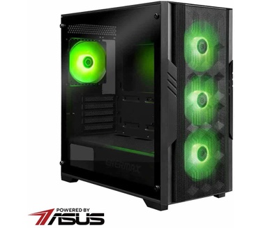 ASUS ULTIMA-9060XT / AMD Ryzen 5 7500F TRAY / RX 9060 XT 16GB / 32GB RAM / 1TB M.2 SSD Gaming PC – Powered By