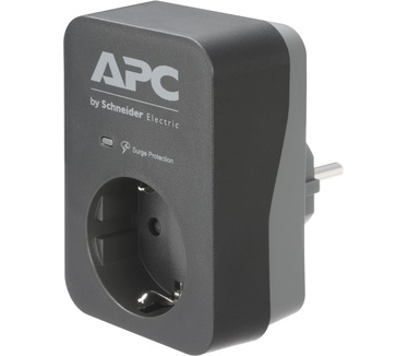 APC PME1WB-GR tussenstekker met overspanningsbeveiliging 3680W 1x stopcontact