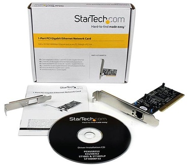 Startech.com 1-poort PCI 10/100/1000 32-bit Gigabit Ethernet Netwerk-adapterkaart