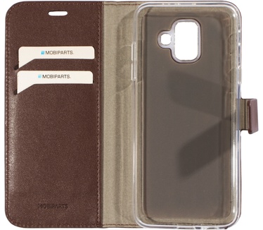 Mobiparts Classic Wallet Case Samsung Galaxy A6 (2018) Brown