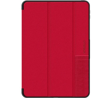 Otterbox OtterBox Symmetry Folio-hoes voor iPad 7th/8th/9th gen, schokbestendig, valbestendig, dunne beschermende folio-hoes, getest volgens militaire standaard, Rood, Geen retailverpakking