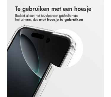Accezz Gehard Glas Privacy Screenprotector + Applicator