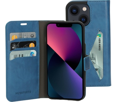 Mobiparts Classic Wallet Case Apple iPhone 13 Steel Blue