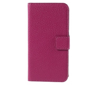 Kees Lederlook Portemonnee Hoesje HTC Desire 526G - Roze