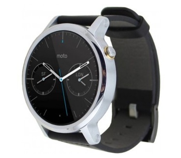 qMust Lederen armband voor Motorola Moto 360 46mm (2nd gen) - Black