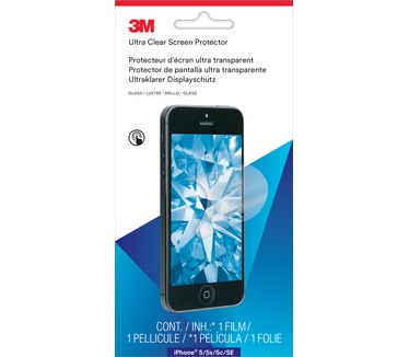 3M Glanzende screenprotector voor Apple® iPhone® 5/5S/5C/SE