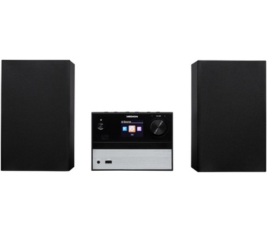 Medion DAB+ LIFE P64014 Micro-audiosysteem, 2.4'' TFT-scherm, PLL-FM, 40 voorkeuzezenders, CD-speler, Bluetooth 5.0, USB/AUX-In, 2 x 15 W RMS