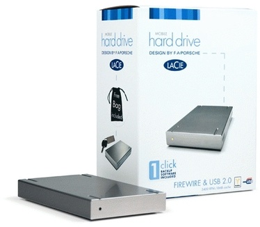 LaCie Porsche Mobile Hard Drive 160GB Aluminium