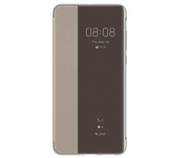 Huawei P40 Smart View Flip Cover  Beige