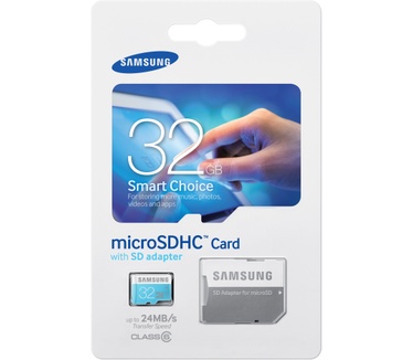 Samsung Standard 32GB MicroSDHC + Adapter
