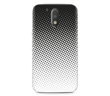 Just in Case Motorola Moto G4 Play Hoesje zwart witte cirkels