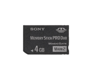 Sony Memory Stick Pro Duo 4GB Mark2