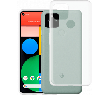 qMust Google Pixel 5 Flexibel Hoesje Transparant