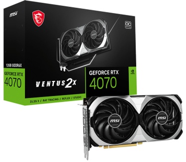 MSI GeForce RTX 4070 VENTUS 2X 12G OC
