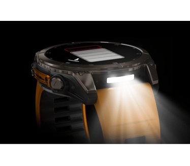 Garmin fēnix 8, 51mm, Titanium body, Sapphire Glass, Grijs (Oranje)
